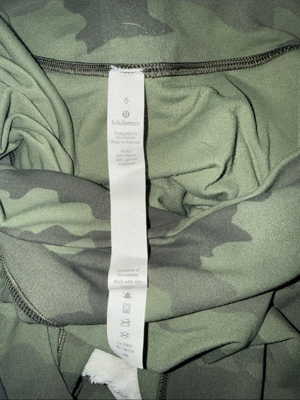 Lululemon align high rise camo print legging